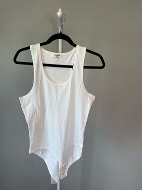 ZENANA White Tank Bodysuit